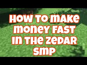 HOW TO MAKE FAST MONEY ON ZEDARMC #minecraft #zedarsmp