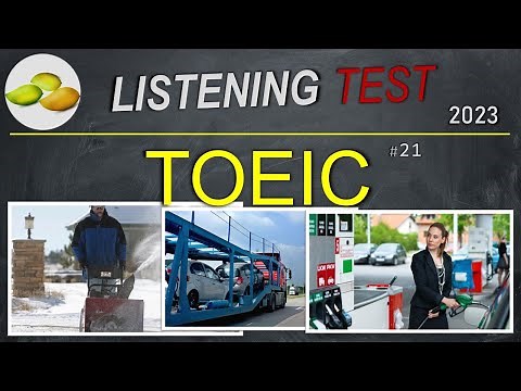 TOEIC Listening Test 21. TOEIC Asia set. Japan examination 2023
