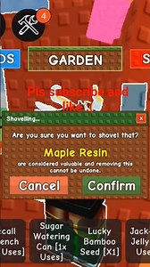delete mapelresin. #roblox #growagarden
