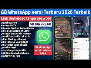 WhatsApp GB Terbaru Update 5 Januari 2026 ⚡WA Mod Terbaik 2026 Anti Kadaluwarsa
