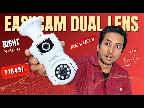 Why Everyone buying THIS😱 Conbre Easycam Bulb cctv camera review, Best Security Camera for home 2026