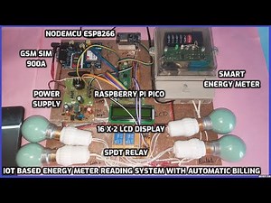 IoT Based Energy Meter Reading System With Automatic Billing Using Raspberry Pi Pico-NodeMCU ESP8266