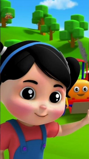 Tractor Wheels Song for Kids #shorts #videosforkids #rhymes #kidsson #nurseryrhymes
