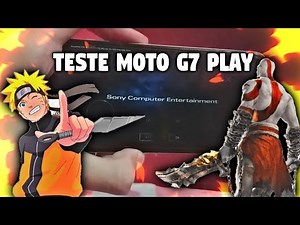 Damon PS2 No Moto G7 Play | God Of War,Naruto e Resident Evil 4
