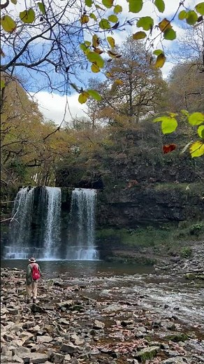 Walk behind the Neath Valley waterfalls in Wales, a fabulous escape