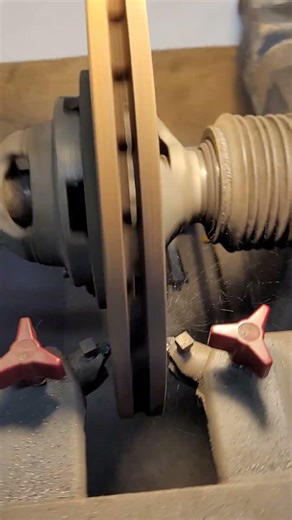 Brake rotor resurfacing