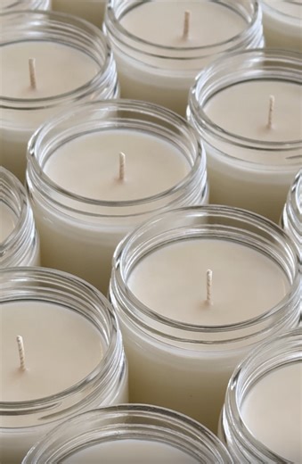 From wick to wax, wax to jar, see how our candles come to life. Hand-poured in our Brooklyn studio using natural soy wax and phthalate-free fragrance oils. Shop Jar Candles at the link in our bio. #candlemaking #candletok #candles #brooklyncandlestudio #homefragrance