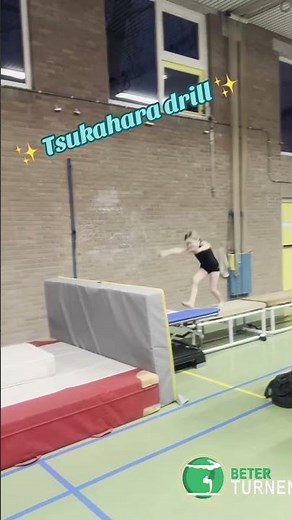 Tsukahara drill!🤸‍♀️ #gymnasticstools #gymnastics #foryou #fy