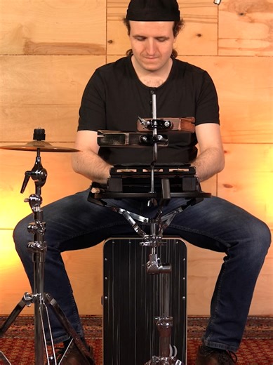 A minimalist setup with maximum character. ✨ Our wonderful endorser Max Gerwien put together an exciting percussion kit featuring the Backbeat Station and the Woodoo Blocks—two of our latest percussion effects—combined with a cajon and a Cajon Splash. Simple in form, rich in sound: this compact setup delivers a wide range of textures and grooves, all crafted by Schlagwerk. What do you think about this combination? Could this be a setup for you? Let us know in the comments! 👇 #schlagwerk #cajon 