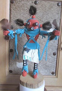 Mudhead Kachina Doll Signed RP 13" 1970's - Etsy