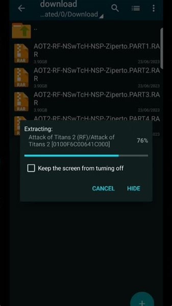 How to Extract RAR and ZIP file Parts in Android