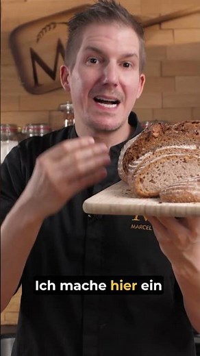 Dinkel Vollkornbrot - Mein einfaches Standard Vollkornbrot Rezept #shorts #einfachbacken #marcelpaa