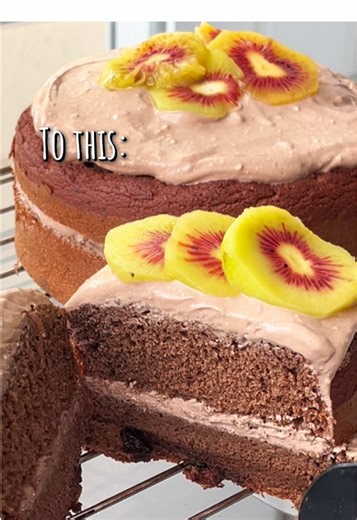 🍫Red Lentil Chocolate Cake Sugar-free • Gluten-free • Oil-free INGREDIENTS: • 2½ cups soaked red lentils, drained • 3 eggs • ½ cup erythritol (to taste) • ⅓ cup cocoa powder • 125g yogurt • vanilla & chocolate chips optional • pinch of salt • 1 tbsp baking powder INSTRUCTIONS: \t1.\tAdd soaked lentils, eggs, erythritol, cocoa, yogurt, vanilla & salt to a blender. \t2.\tBlend until super smooth. \t3.\tAdd baking powder and mix gently. \t4.\tPour into pan. \t5.\tBake at (180°C) for 35–45 min. \t6