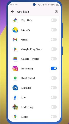 How To Lock Instagram App | How to Lock Instagram Using Pattern Lock #youtube #youtubechannel