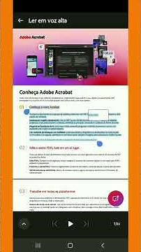 How to Read a PDF Out Loud on Your Cell Phone with Adobe Reader!