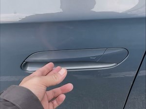 早就说过大众id这种设计是最合理的#隐藏式门把手 #id4 #电子门把手