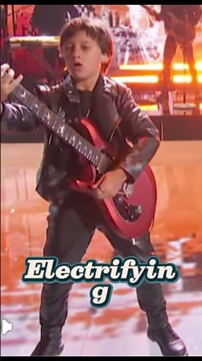 "Bay Melnick Virgolino Shreds Guitar on America’s Got Talent | Rockstar Performance 🔥"
