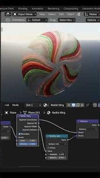 Radial Tiling Shader in Blender 5 !