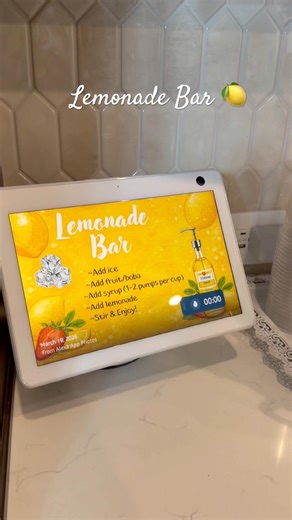 How to set up a DIY Lemonade Bar for parties