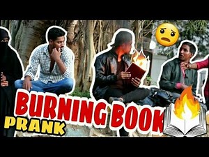 Burning Book PRANK🔥- | Apna Prank | Prank in India