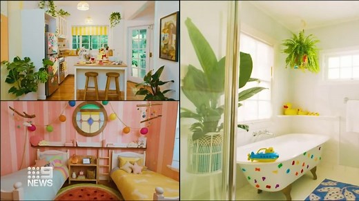 TV's beloved Bluey is now an Airbnb host! A Queensland home built to mirror the cartoon canine's crib will welcome one lucky family next weekend. #9News | Nightly at 6pm | 9 News