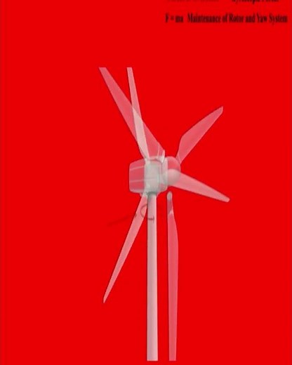 Wind Turbine Yaw Movement | Gyroscopic Forces