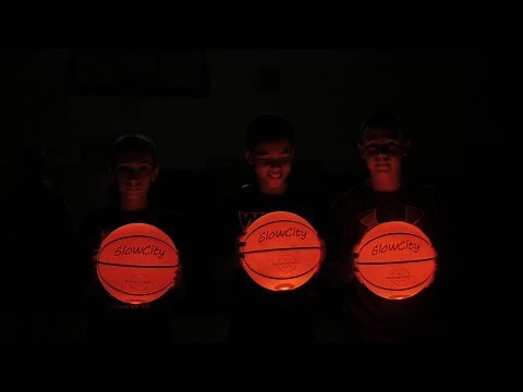Amazing GlowCity Light Up Basketballs In Action