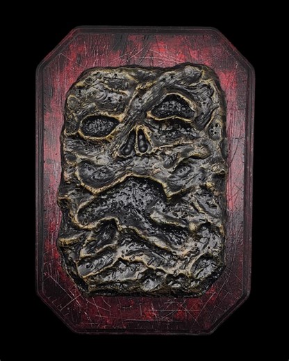 Horror Resin Necronomicon on Wood Plaque • Handpainted Book of the Dead • Limited Edition Gothic Wall Art • Evil Dead Horror Decor - Etsy