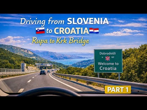 Epic Croatian Drive 🇭🇷 From Slovenia Border to Island of Krk (Part 1)