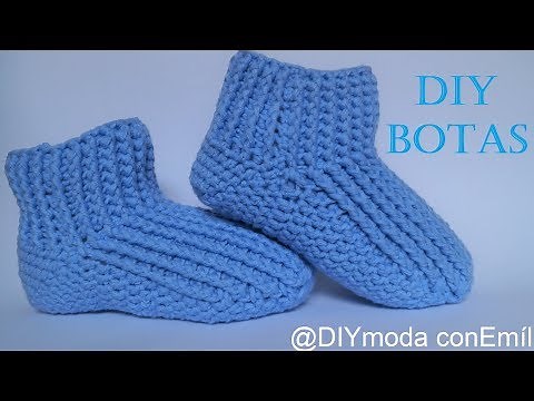 How to crochet slippers / Tutoial