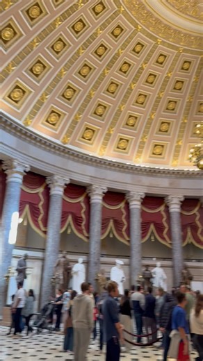 Inside the capital building in Washington DC
