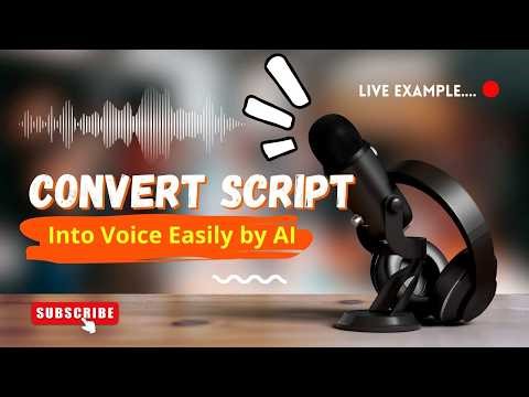 How to Convert Script into Voice Using AI | Text to Speech Tutorial 2026