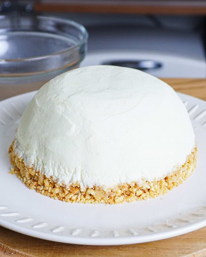 材料3つ！ボウルそのままレアチーズケーキ