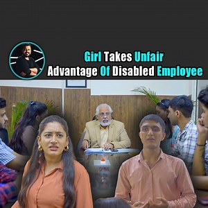 104K views · 2.4K reactions | A thought-provoking scenario in this video, where a girl's actions take a distressing turn as she exploits the challenges faced by a disabled employee. | Rohit R Gaba | Facebook