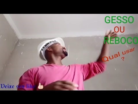 Acabamento em teto, Qual compensa mais, O gesso ou o reboco ?