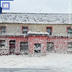 35K views · 130 reactions | This village looks unrecognizable under all this sea foam! Via storyful | Daily Mail Video | Facebook