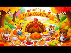Happy Thanksgiving 2025 🍁 | Warm & Cozy Animated Greeting (4K) | Thanksgiving Wishes & Greetings