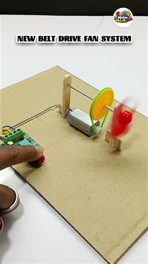 New Belt Drive Fan With DC Motor | High Speed DIY Project