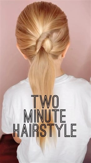 TWO MINUTE HAIRSTYLE | products used below ⬇️