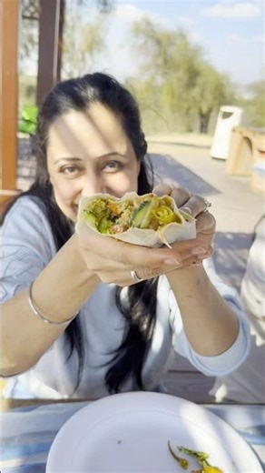 Falafel wrap that's actually crispy l Wrap from Picnic Table! #falafel #wrap #shorts