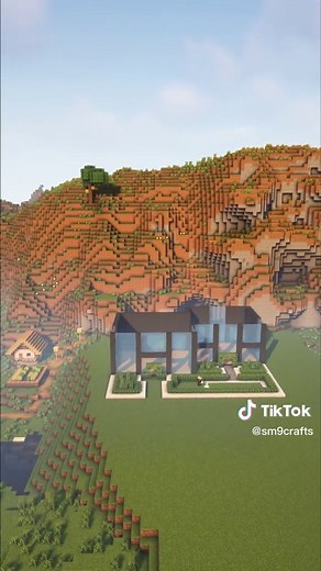 Modern Mansion Building Tutorial in Minecraft