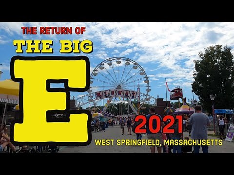New England's State Fair, The Big E 2021! Full Walking Tour in 4k60fps!