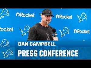 Dan Campbell OTA Day 9 Press Conference | June 11, 2026