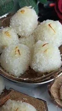 Nariyal ke laddu ki recipe| मुंह में घुल जाने वाला नारियल के लड्डू की रेसिपी #shorts #youtubeshorts