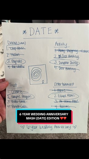 Celebrating Our 6 Year Wedding Anniversary: MASH Edition