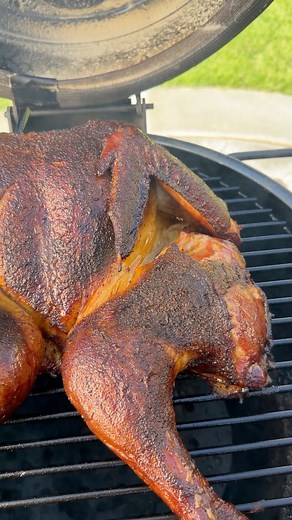 Cajun herb smoked turkey | Miguels cookingwithfire