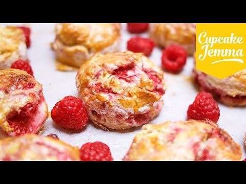 Recipe for Raspberry Scones | Cupcake Jemma