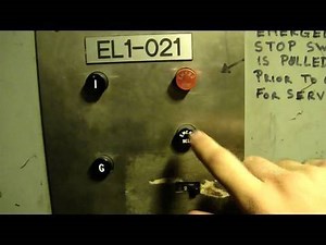 Old Haughton Hydraulic Freight Elevator @ Todd Union Building University of Rochester NY