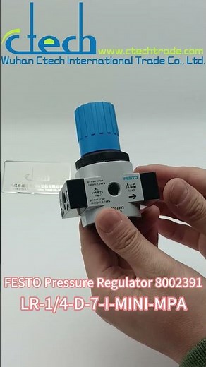 🔧 FESTO Pressure Regulator 8002391 LR-1/4-D-7-I-MINI-MPA