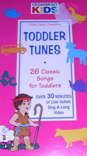 Amazon.com: Toddler Tunes [VHS] : Cedarmont Kids: סרטים וטלוויזיה